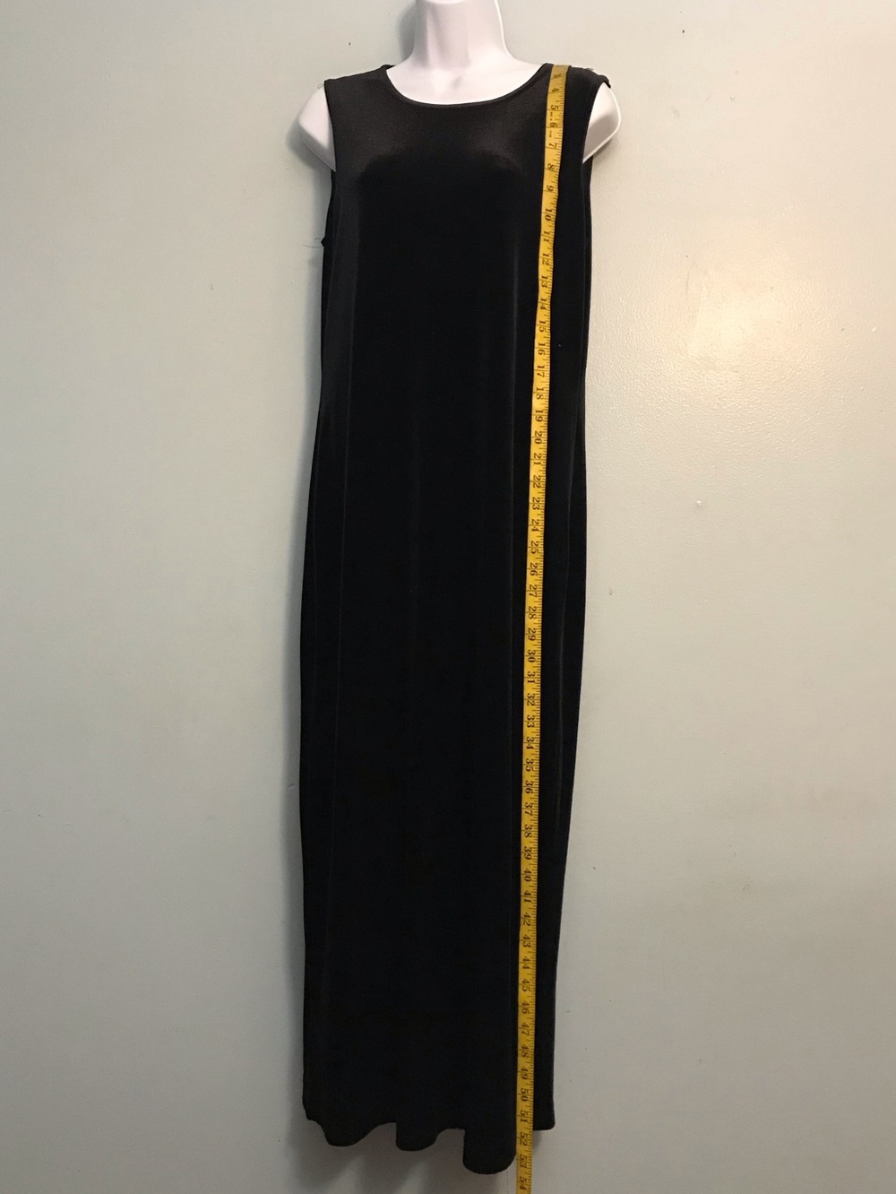 Coldwater Creek Black Sleeveless Maxi Dress